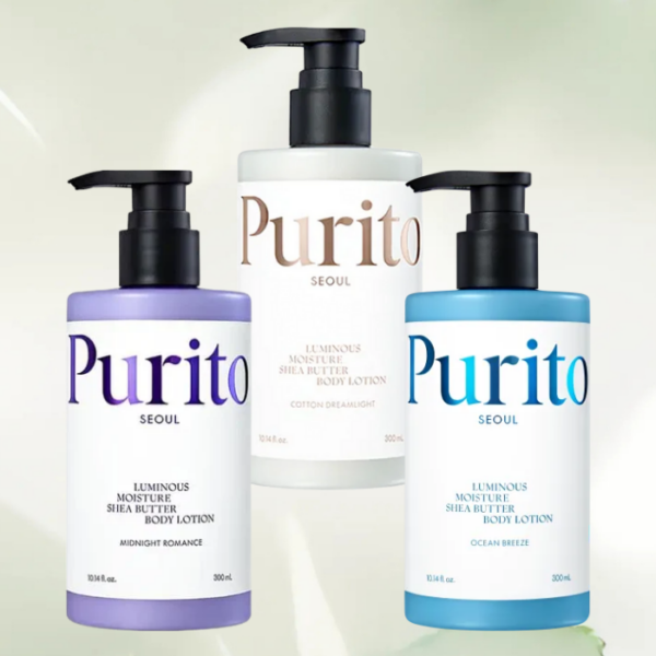 [PURITO] Luminous Moisture Shea Butter Body Lotion, 300ml