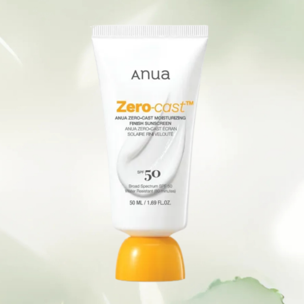 [ANUA] Zero-Cast Moisturizing Finish Sunscreen SPF 50+ PA++++, 50ml