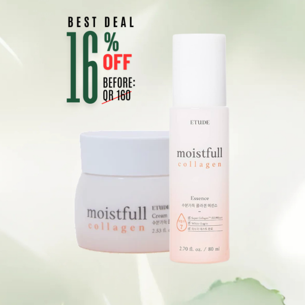 [ETUDE HOUSE] Moistfull Collagen Cream, 75ml + Moistfull Collagen Essence, 80ml