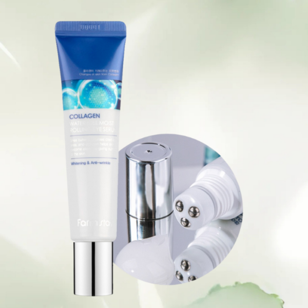 [FARMSTAY] Collagen Water Full Moist Rolling Eye Serum, 25ml