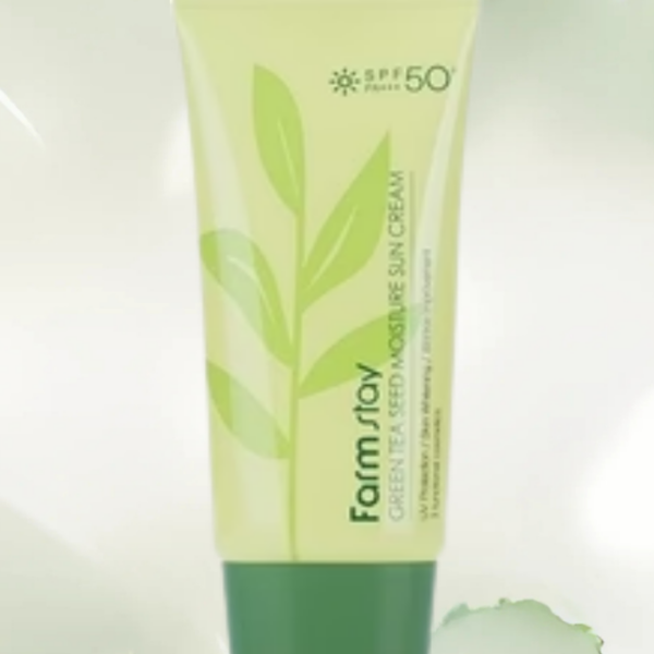 [FARMSTAY] Green Tea Seed Moisture Sun Cream SPF50+ PA+++, 70g
