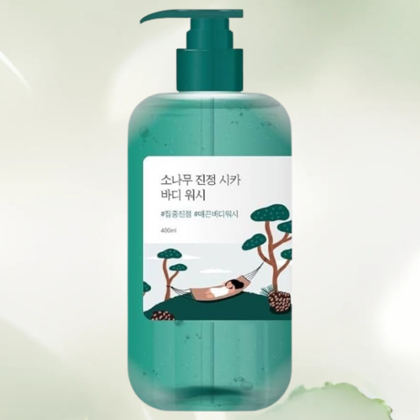 [ROUND LAB] Pine Calming Cica Body Wash, 400ml
