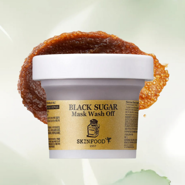 [SKINFOOD] Black Sugar Mask Wash Off, 120g