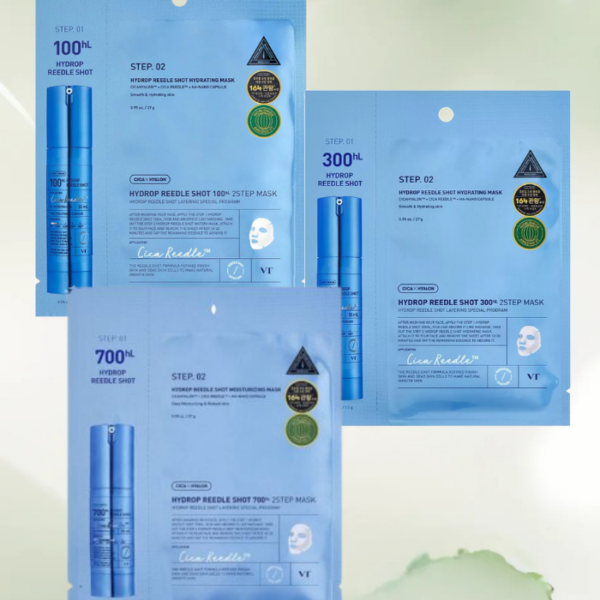 [VT COSMETICS] Hydrop Reedle Shot 2-Step Mask