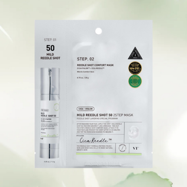 [VT COSMETICS] Mild Reedle Shot 50 2-Step Mask