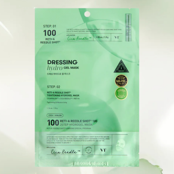 [VT COSMETICS] Reti-A Reedle Shot 100 2-Step Hydrogel Mask