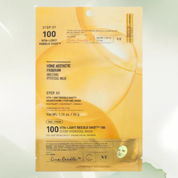 [VT COSMETICS] Vita-Light Reedle Shot 100 2Step Hydrogel Mask