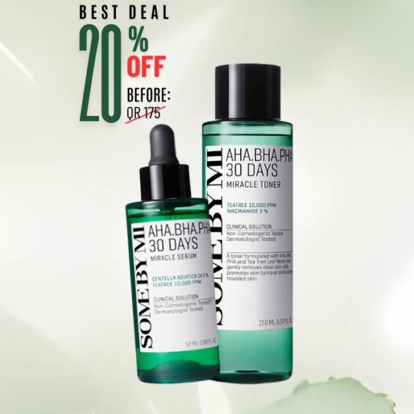 [SOME BY MI] AHA, BHA, PHA 30 Days Miracle Serum, 50ml + AHA, BHA, PHA 30 Days Miracle Toner, 150ml